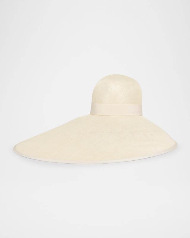V-Logo Large Brim Hat